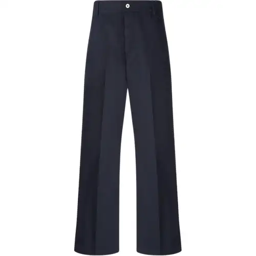Bottega Veneta FW24 Casual Pants Men's Blue