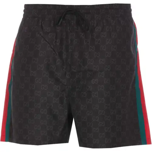 GUCCI Gg Supreme print Swim Shorts