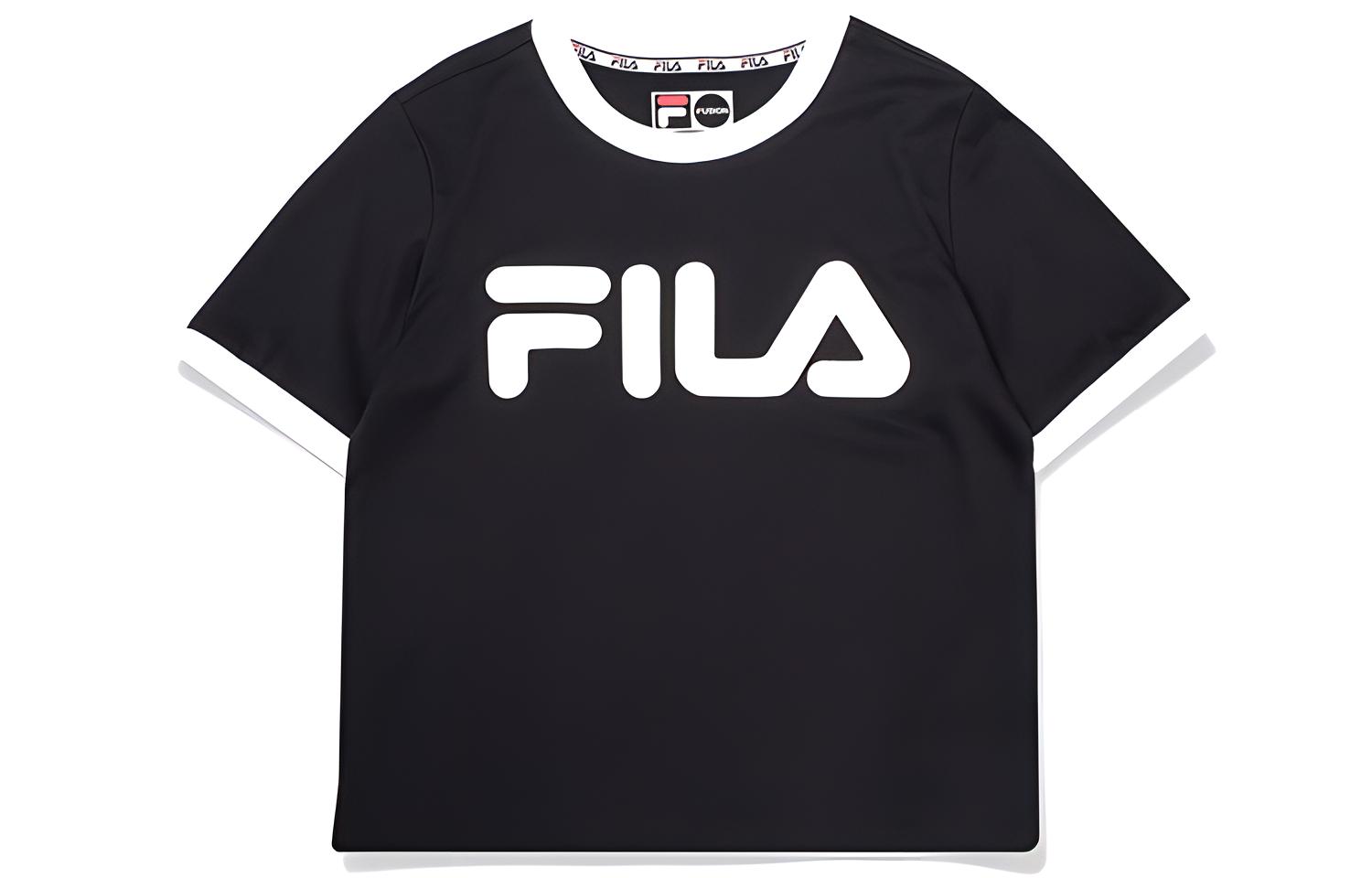 Женская футболка Fila FUSION (черная)