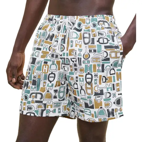 HERMES Beach Shorts Men's White