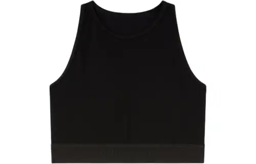 Palm Angels logo-tape racerback bralette