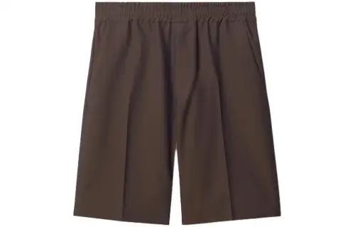 Burberry tailored wool herringbone shorts