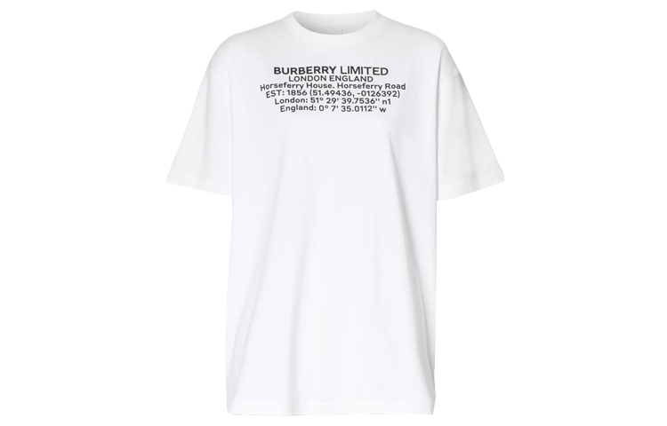 Женская футболка Burberry Burberry Logo T (белая)