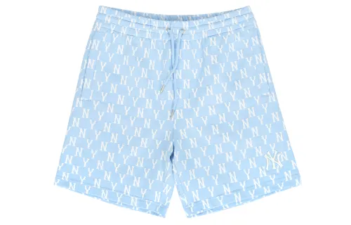 MLB Sports blue shorts for leisure for men and women, loose fit