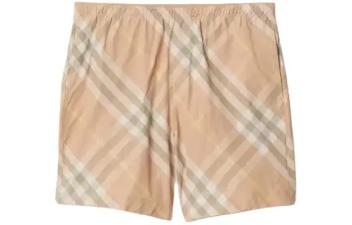 Burberry checked swim shorts