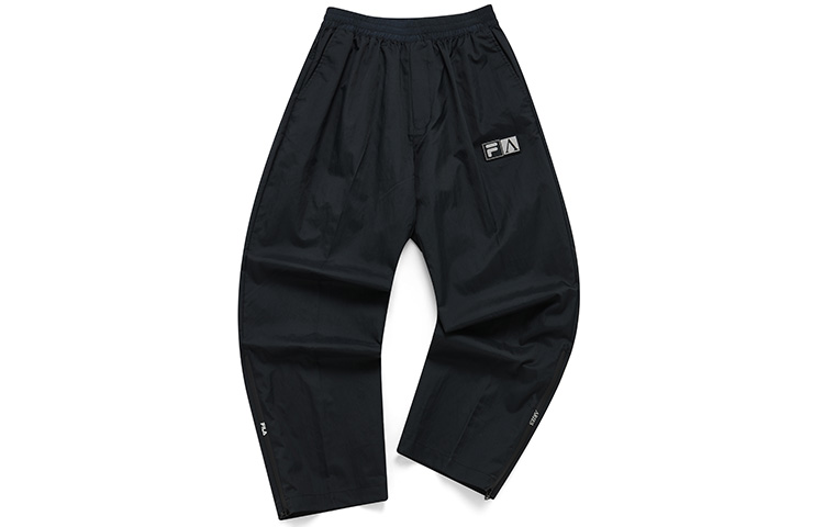 FILA FUSION ARIES Collaboration Collection Knitted Sweatpants Unisex Pitch Black
