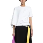 LOEWE Crop Tops Women's White Crew Neck Moderate