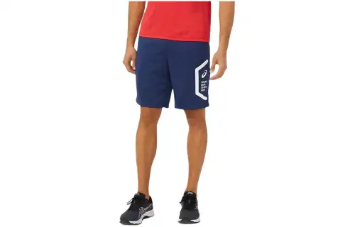 Asics Casual Shorts Men's Marine Blue