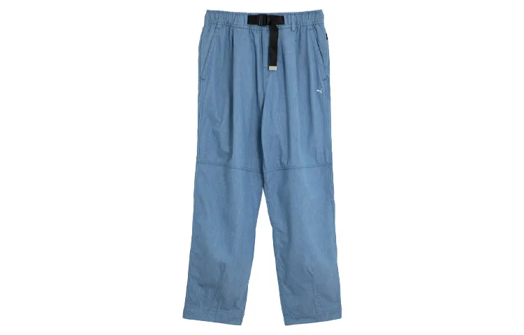 PUMA NAVY PACK WOVEN PANTS Casual Pants Unisex Space Blue