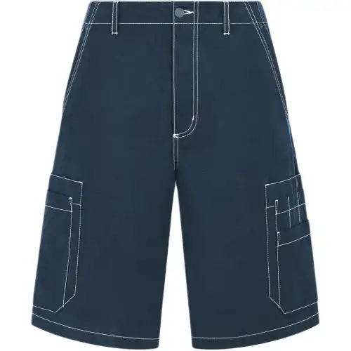 DIOR FW25 Fall Men's Clothing Collection Cargo Shorts Men's Marine Blue