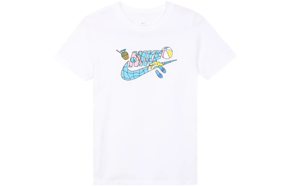 Nike T-Shirts Women's Crew Neck Moderate Straight Fit