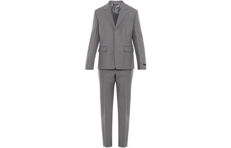 PRADA Business Suits Men's Gray Moderate