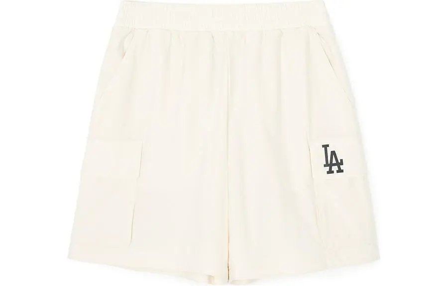 MLB Casual Shorts Unisex Linen Cream