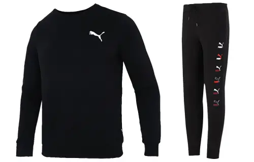 PUMA ESS Sweatshirt Sets Men's Crew Neck Moderate
