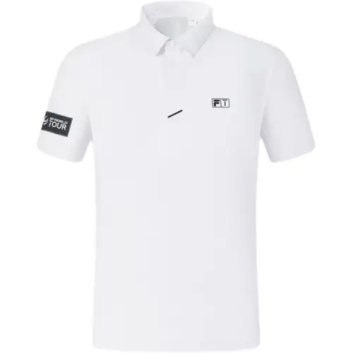 FILA Golf SS25 Polo Shirt Men's White