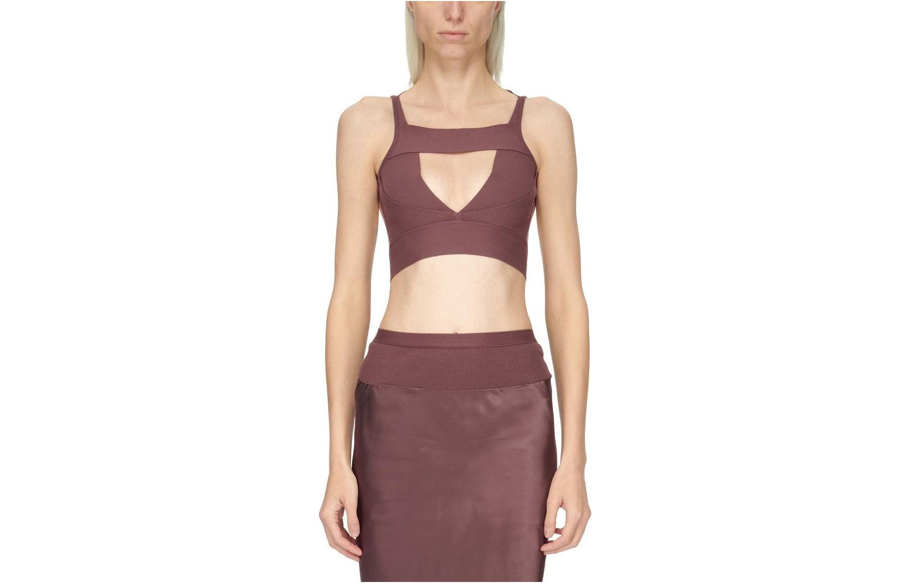 RICK OWENS/RO FW23 Tank Top Women's Dark Purple