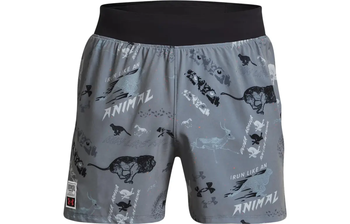 Under Armour Casual Shorts Men's Gray Moderate