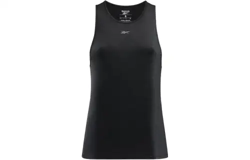 Reebok Tank Tops Women's Black Crew Neck Moderate Racerback