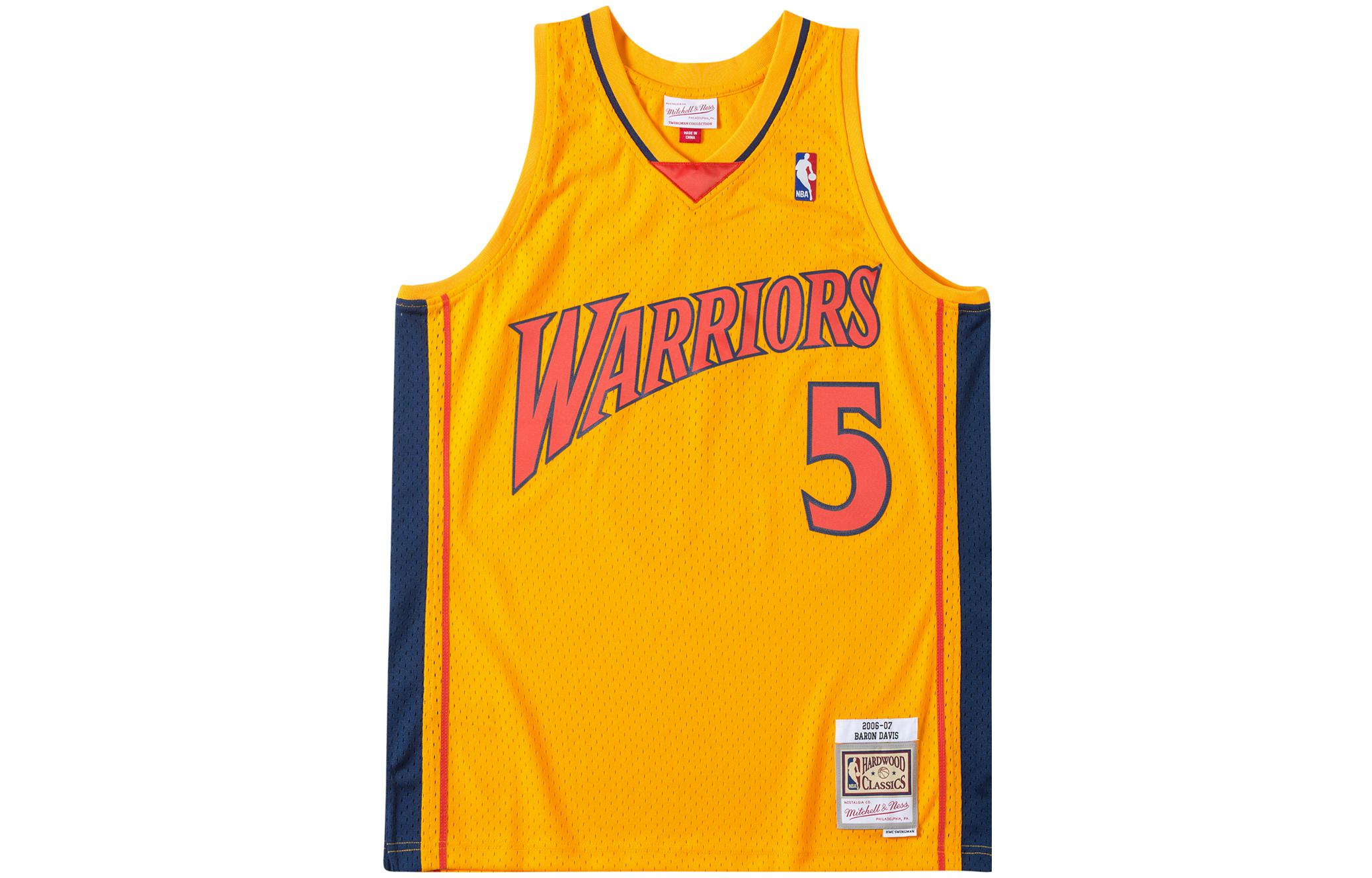 Mitchell Ness Basketball Jersey Men’s Yellow