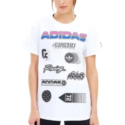 Adidas Originals Graphic Tee T Shirt Women's White