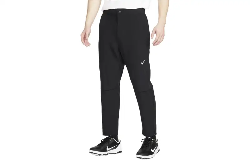 Nike Casual Pants Men's Black Moderate Straight Fit Pants