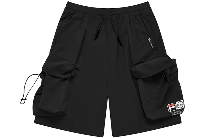 FILA FUSION FILAx D ANTIDOTE Sports Shorts Men's Pitch Black Moderate
