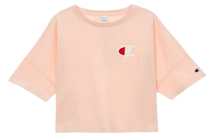 Champion T Shirt Japan Version Women's Light Pink