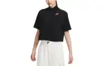 Nike Drop Shoulder Sleeve T Shirt Women's Black