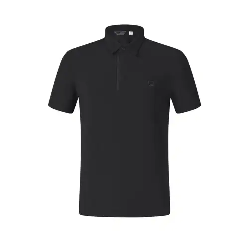 FILA Golf SS25 Polo Shirt Men's Pitch Black