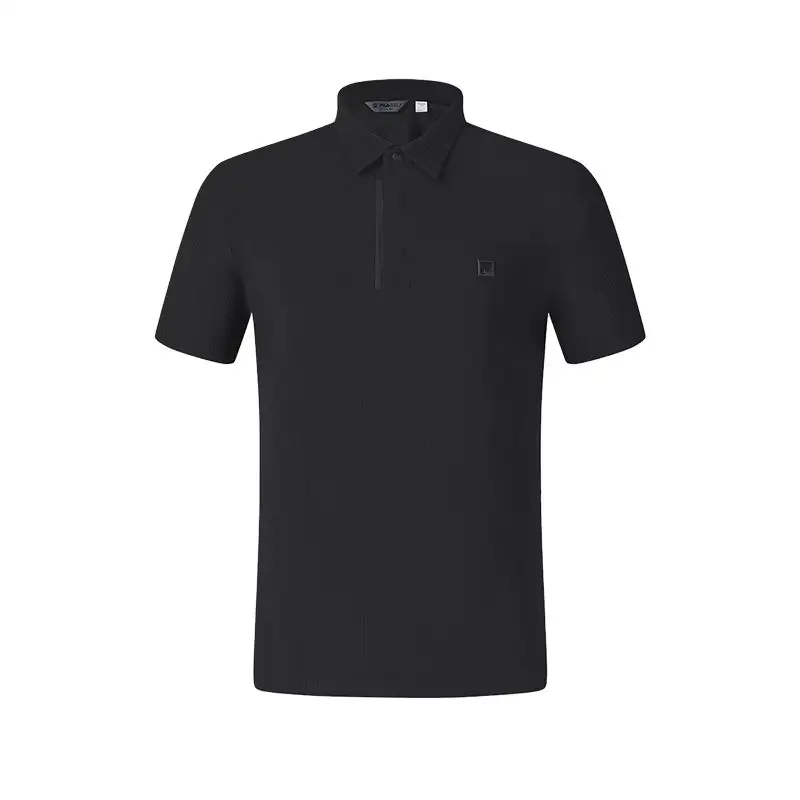 FILA Golf SS25 Polo Shirt Men's Pitch Black