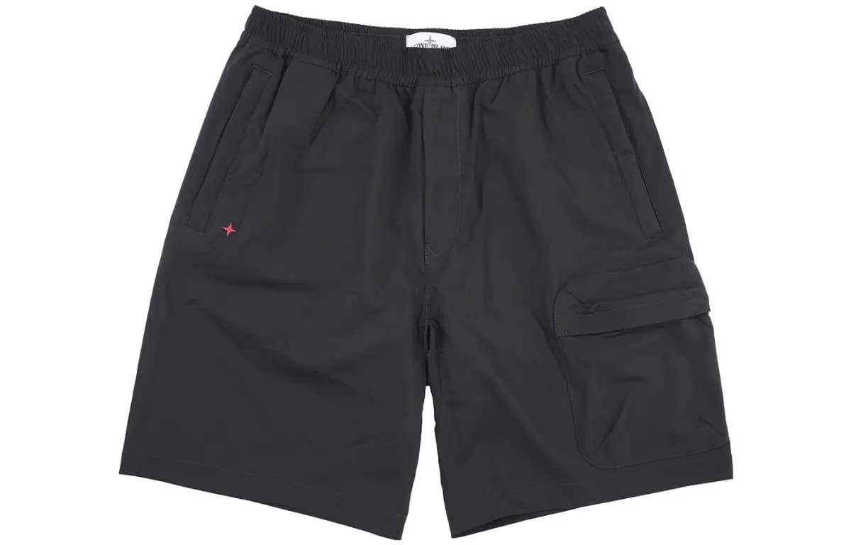 STONE ISLAND Casual Shorts Men's Black