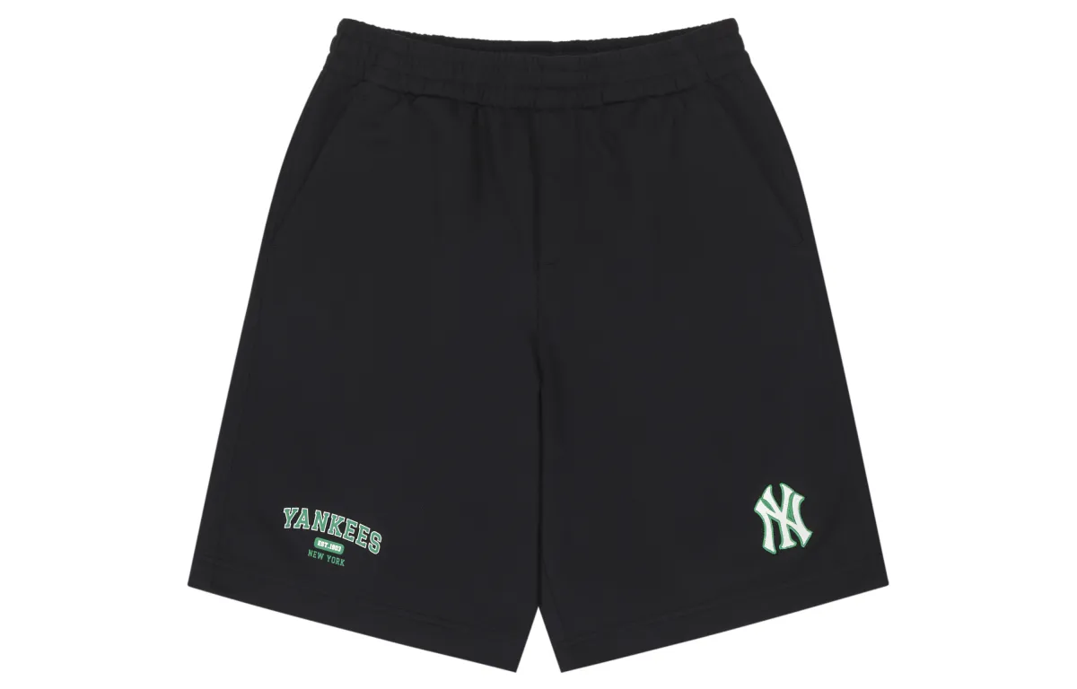 MLB Preppy Casual Shorts Unisex Black Moderate