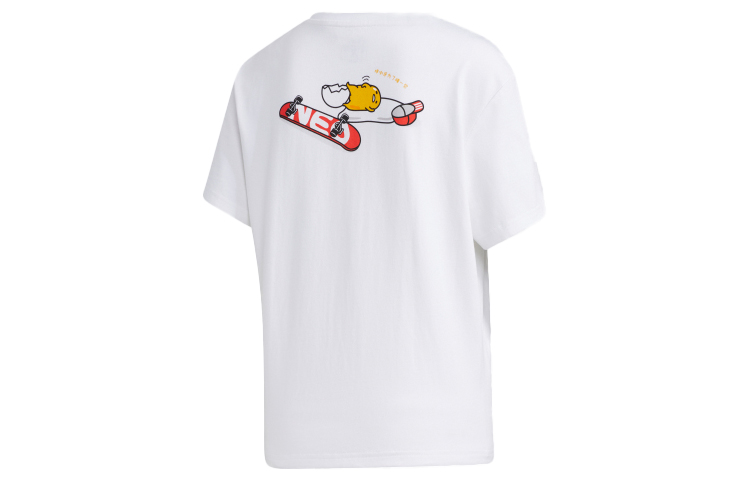 Женская футболка adidas neo W GDTM BF TEE Gudetama (белая) — фото 1