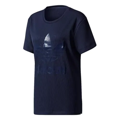 Adidas Originals T Shirt Women's Navy Blue
