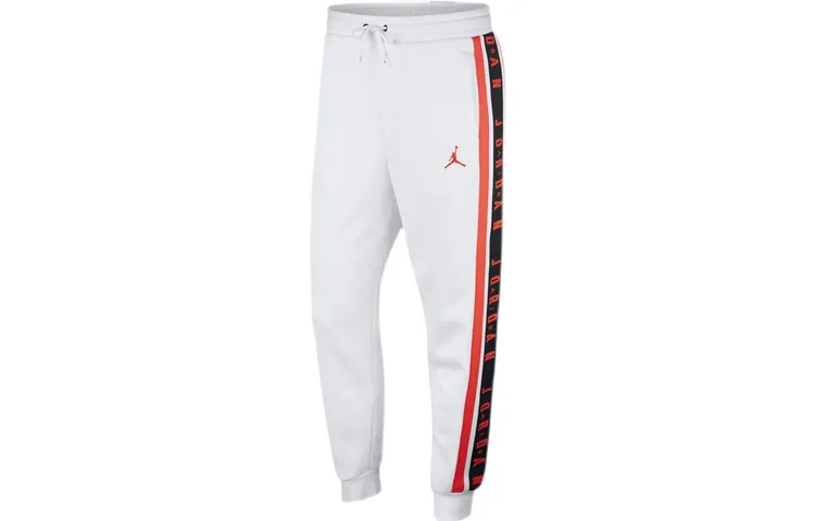 Jordan Air Sports Pants Men's White Thickened
