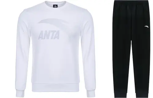 ANTA Life Collection Sweatshirt Sets Men's Crew Neck Moderate