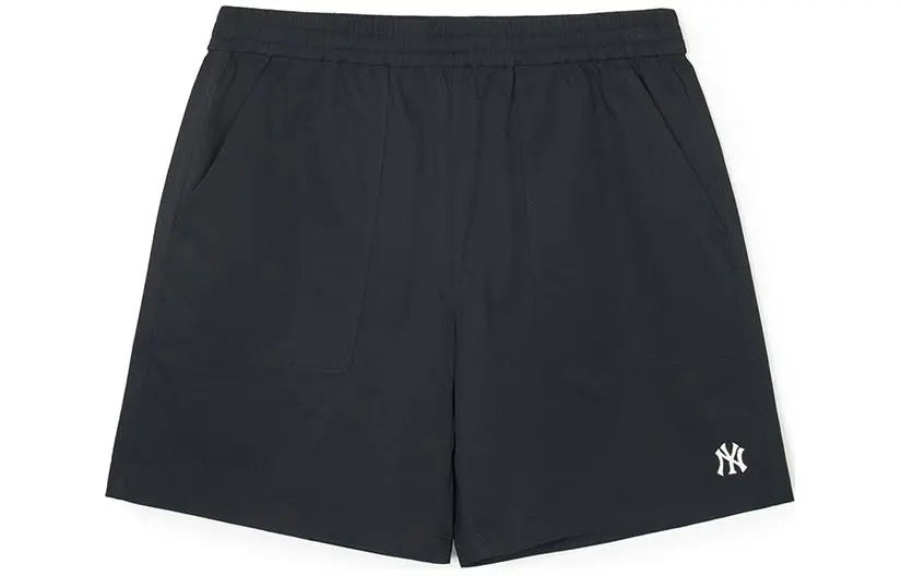 MLB New York Yankees Casual Shorts Unisex Black Moderate