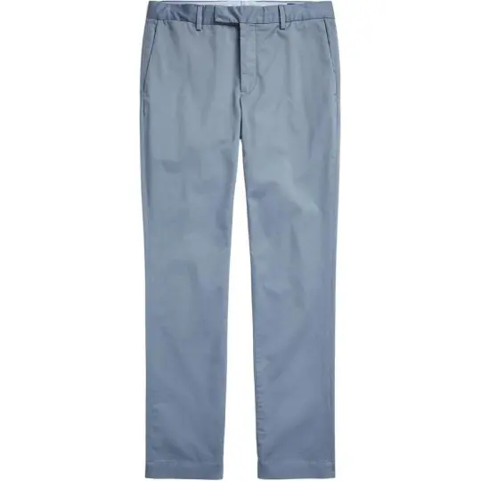 Polo Ralph Lauren logo-tag twill straight-leg trousers