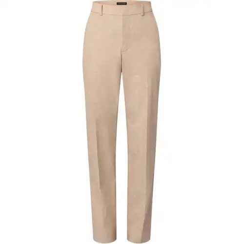 Lv Lv Blason Cotton Jacquard Chino Pants