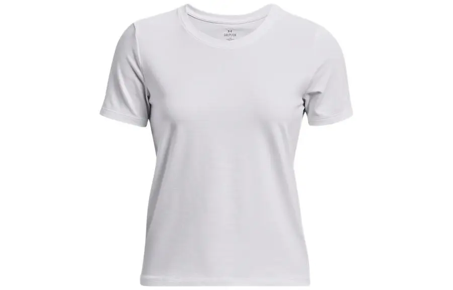 Under Armour T-Shirts Women's White Crew Neck Moderate Straight Fit
