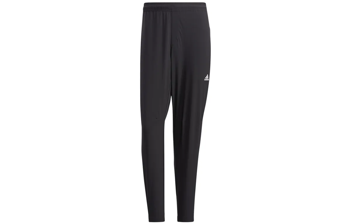 Adidas Sports Pants Men's Black Moderate Straight Fit Pants