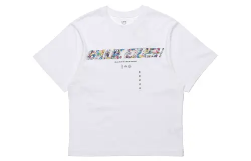 UNIQLO Flower Logo Tee US Women'ss Sizing White