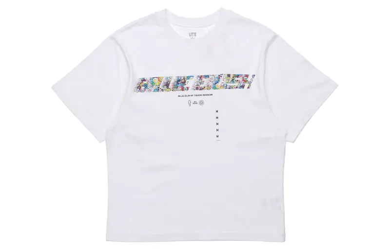 UNIQLO Flower Logo Tee US Women'ss Sizing White