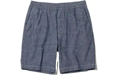 UNIQLO Casual Shorts Unisex Sea Blue Moderate