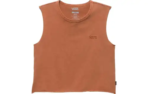 Vans EVERLY WASHED Tank Tops Women's Gingerbread Crew Neck Moderate Other