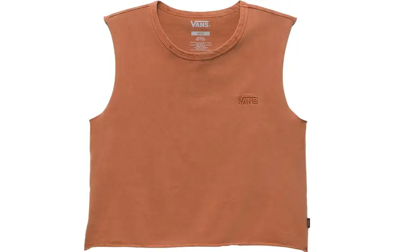 Vans EVERLY WASHED Tank Tops Women's Gingerbread Crew Neck Moderate Other