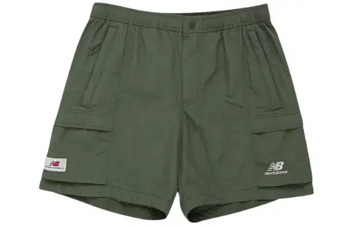 New Balance Casual Shorts Men's Olive Green Moderate