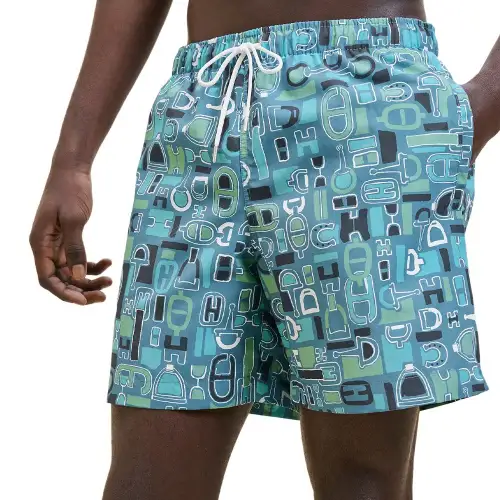 HERMES Swimming Shorts Men's Blue