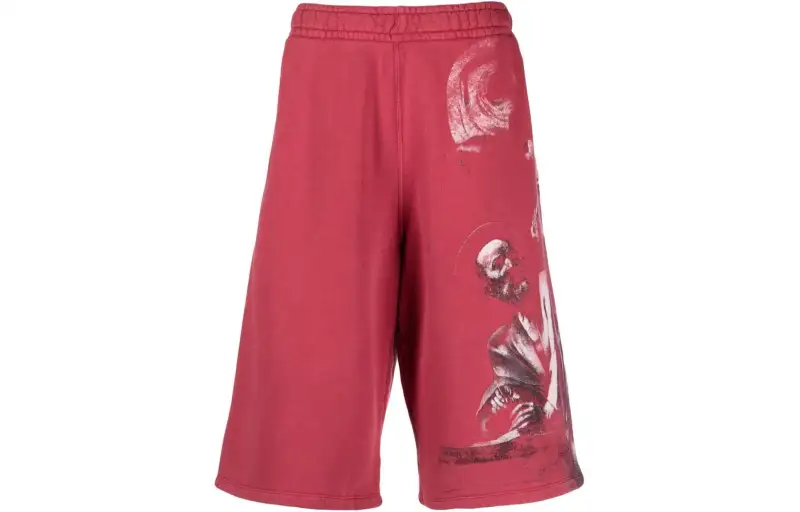 OFF WHITE Graphic print Track Shorts