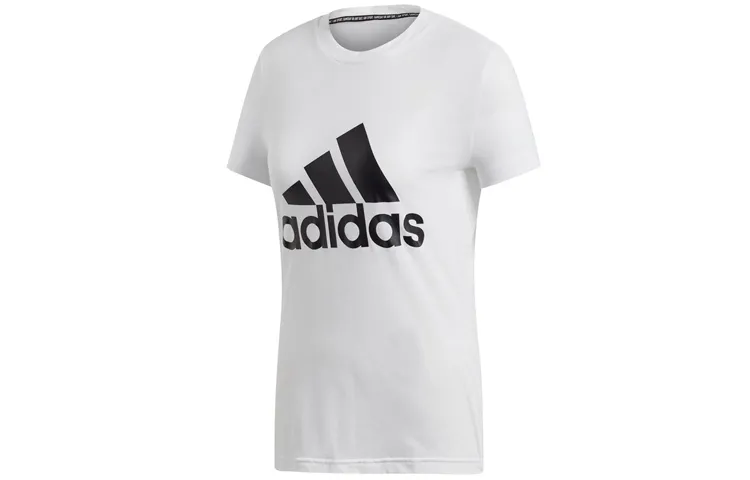 Adidas Set in Sleeve T Shirt Women's White